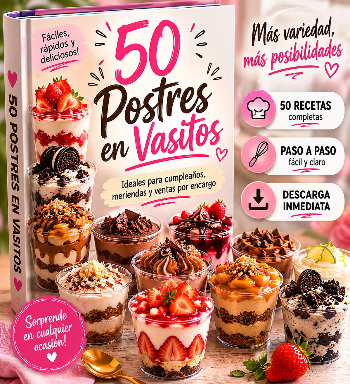 50 postres en vasito